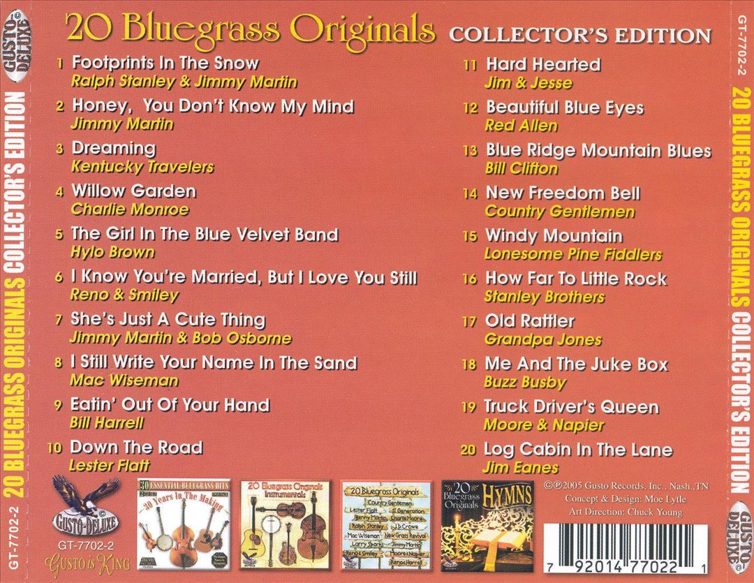 Bluegrass Originals [Gusto] cover art