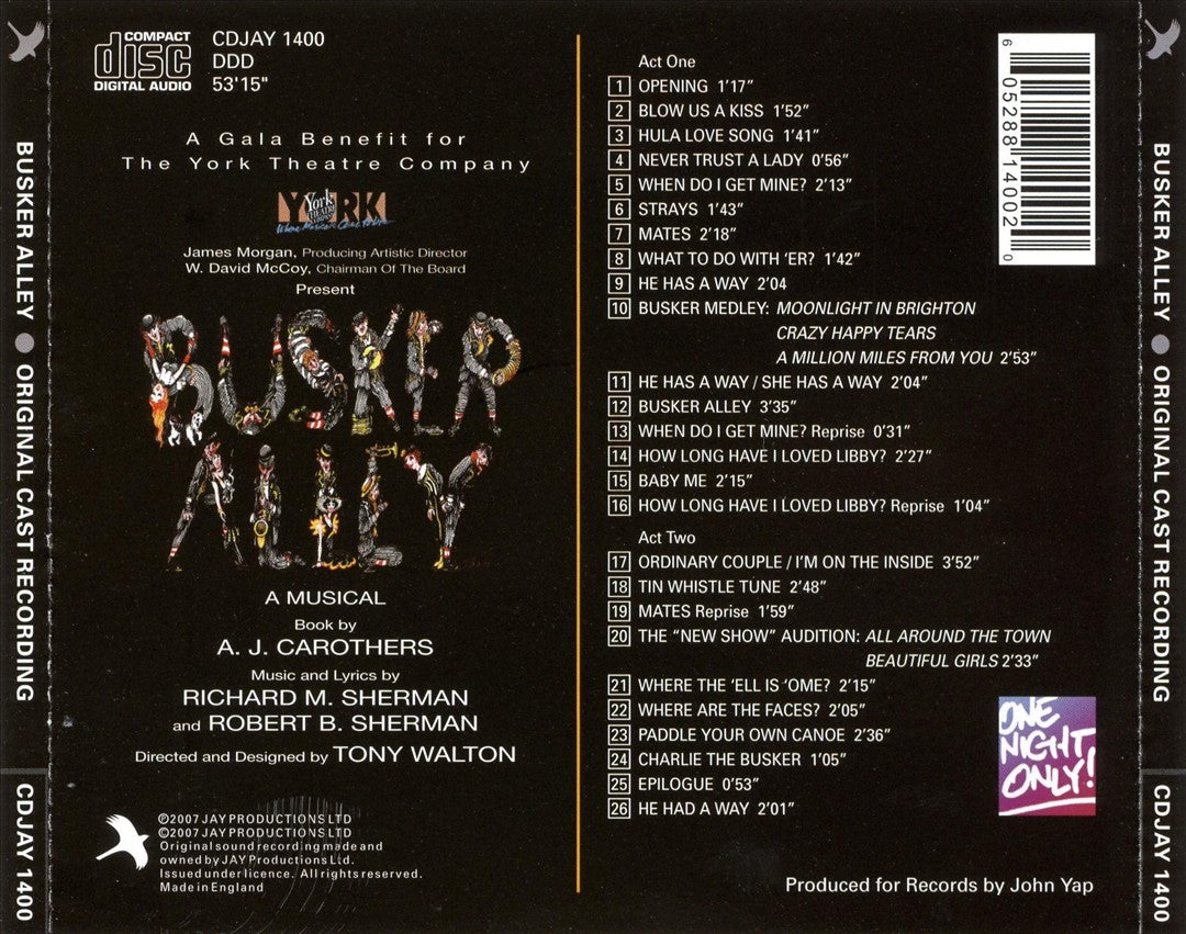 Busker Alley [Original Cast Recording] cover art