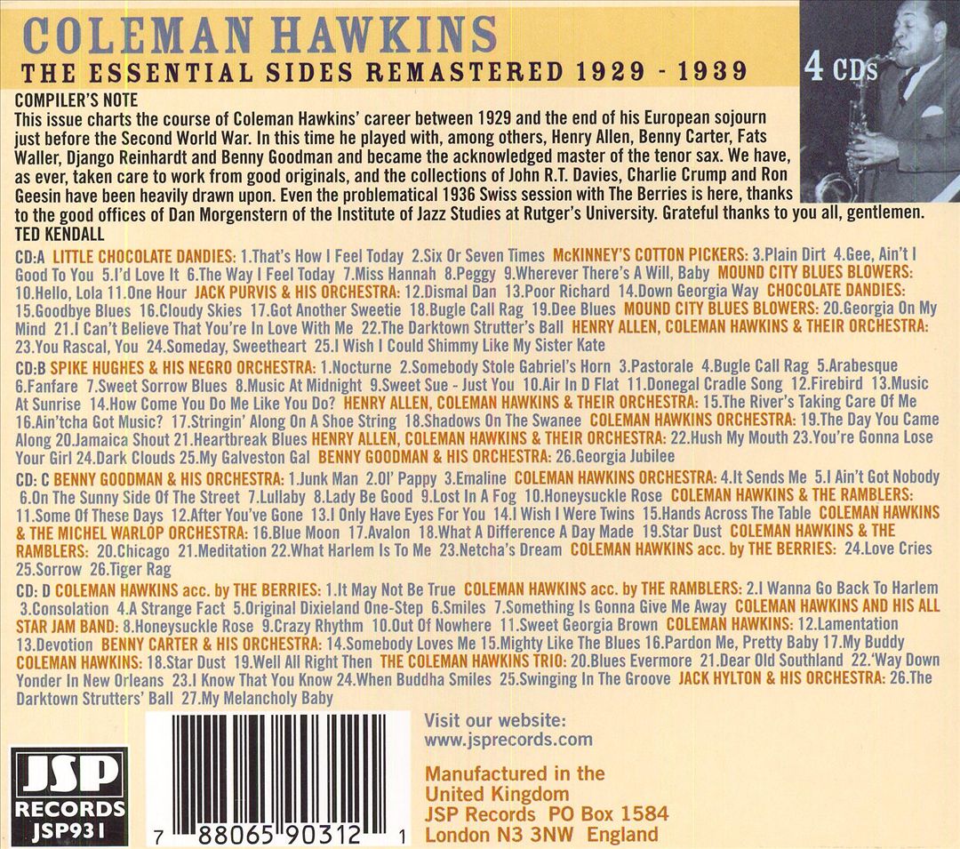 The Essential Sides Remastered 1929-1939 cover art