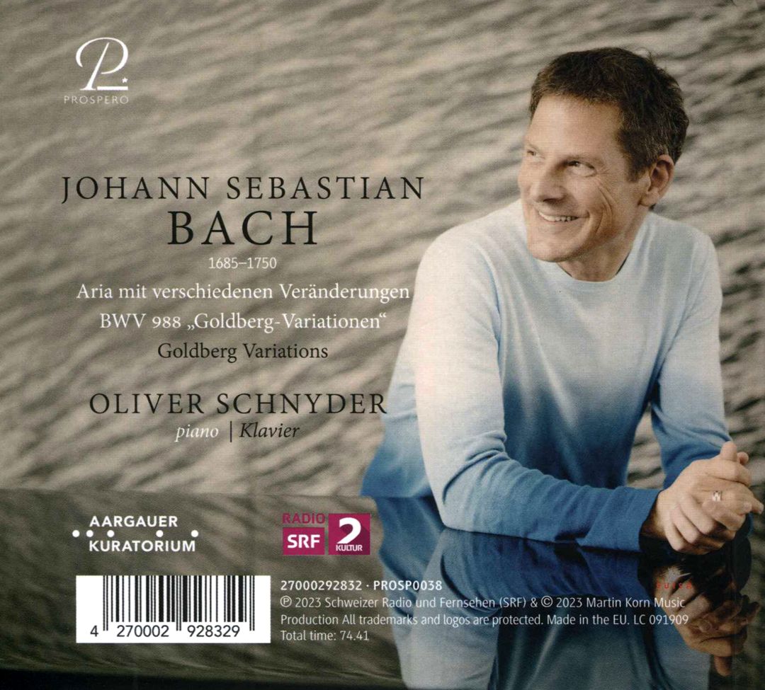 Bach: Goldberg Variations cover art