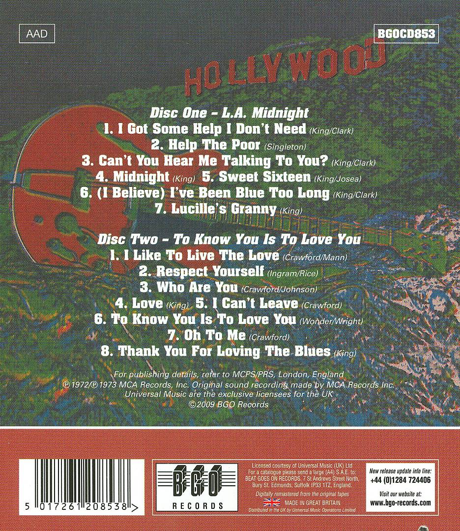To Know You Is To Love You/L.A. Midnight cover art