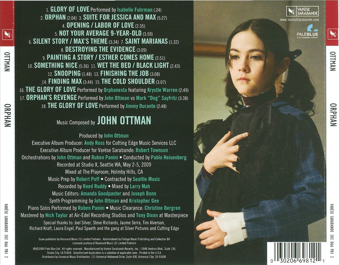 Orphan [Original Motion Picture Soundtrack] cover art