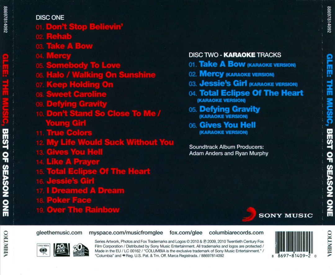 Glee: The Music - Best of Season One cover art