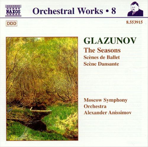 Alexander Glazunov: Orchestral Works, Vol. 8 cover art
