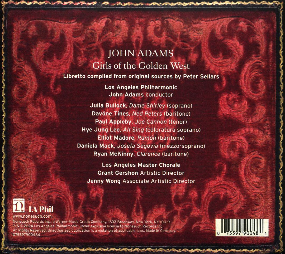 John Adams: Girls of the Golden West cover art