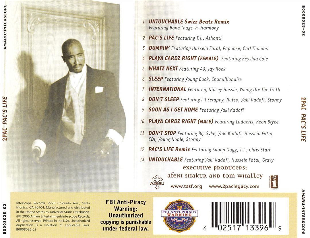 Pac's Life cover art