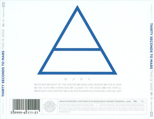 This Is War cover art