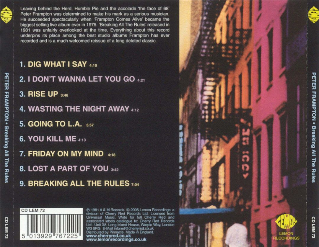 Breaking All the Rules cover art
