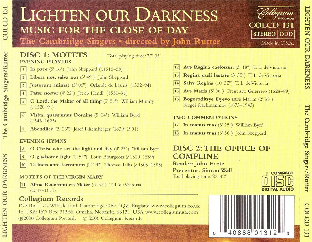 Lighten our Darkness cover art