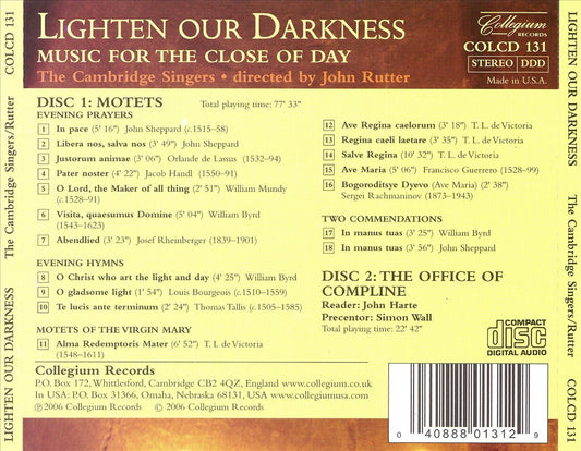 Lighten our Darkness cover art