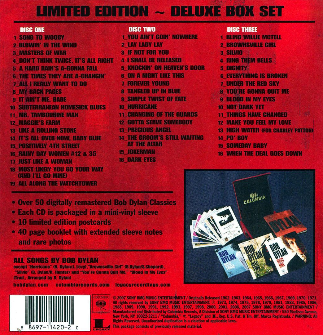 Dylan [2007 3-CD Deluxe Edition] cover art