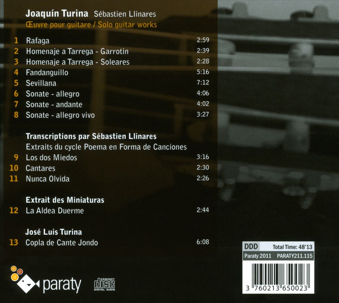 Joaquín Turina cover art