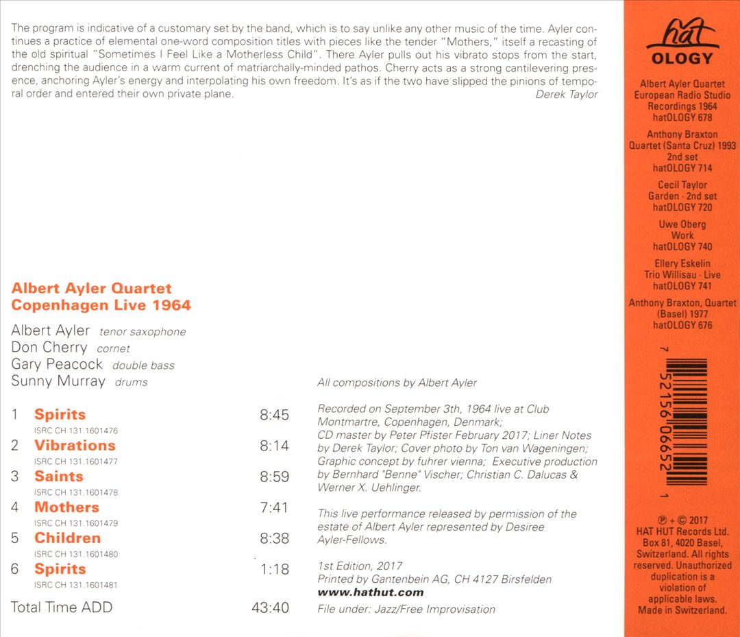 Copenhagen Live, 1964 cover art