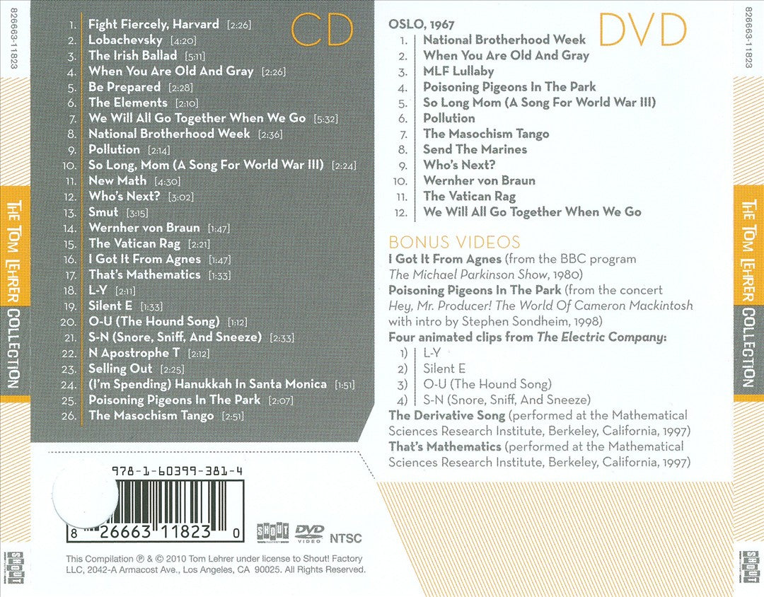 Tom Lehrer Collection cover art