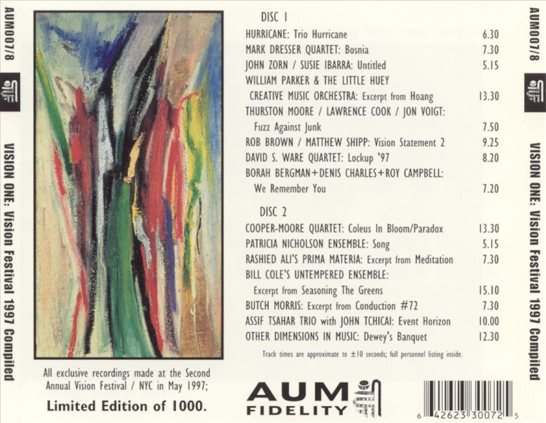Vision One: Vision Festival 1997 Compiled cover art