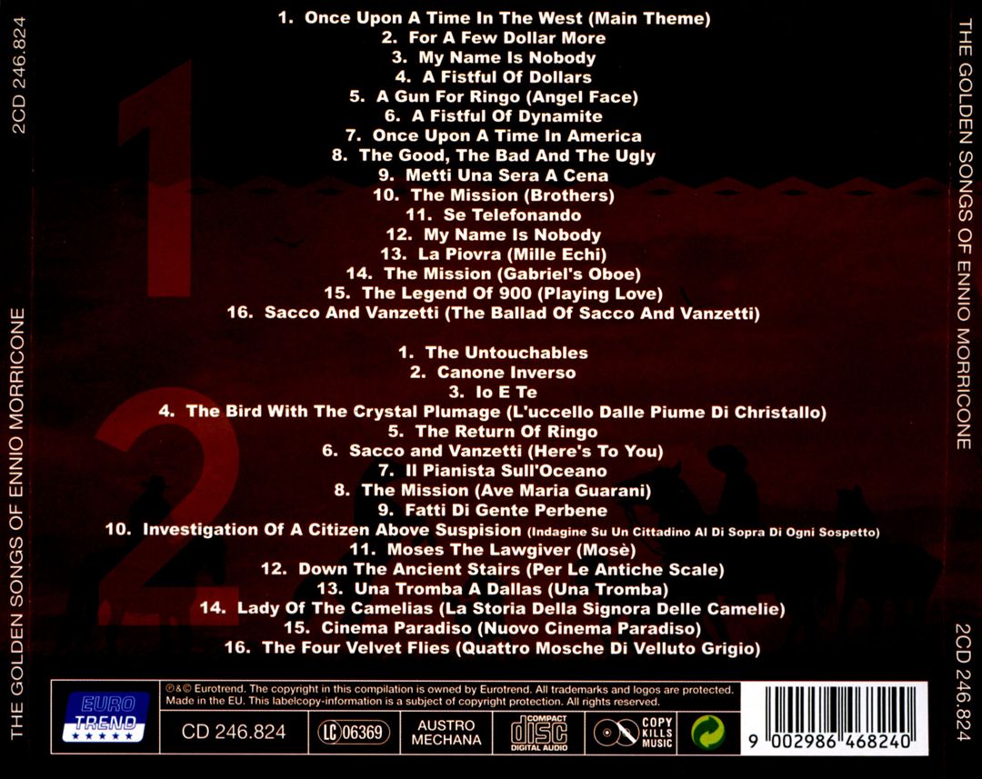 Golden Songs of Ennio Morricone cover art