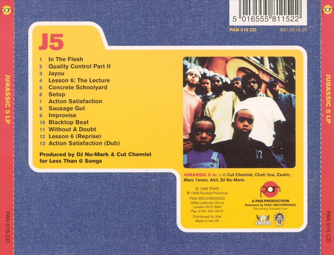 Jurassic 5 cover art