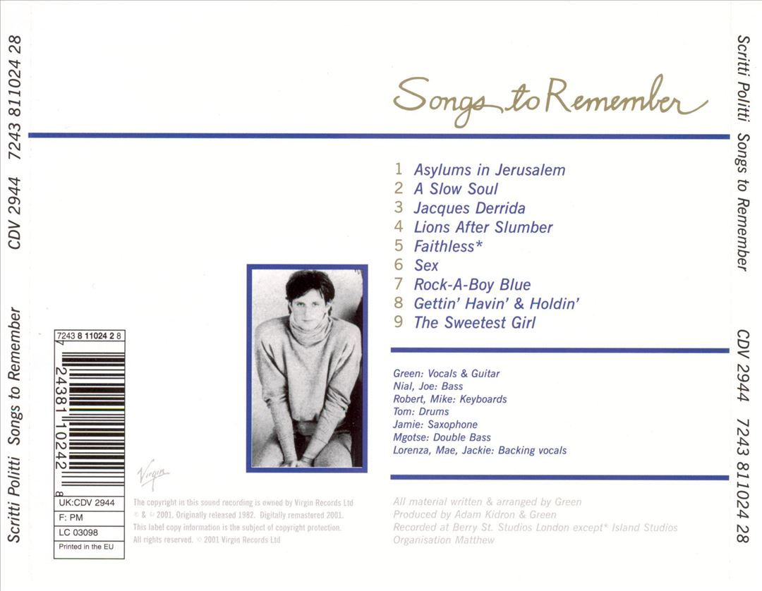 Songs to Remember cover art