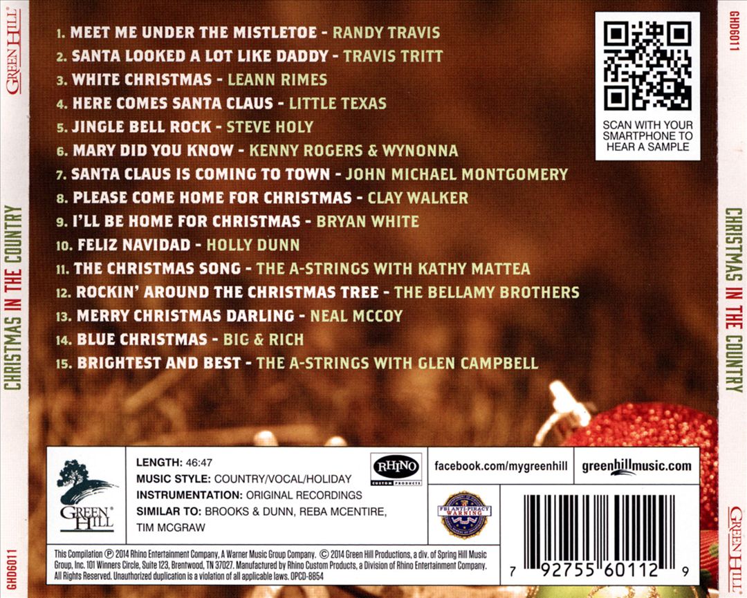Christmas in the Country cover art