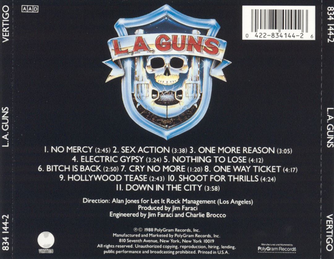 L.A. Guns cover art