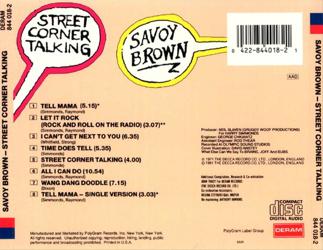 Street Corner Talking cover art