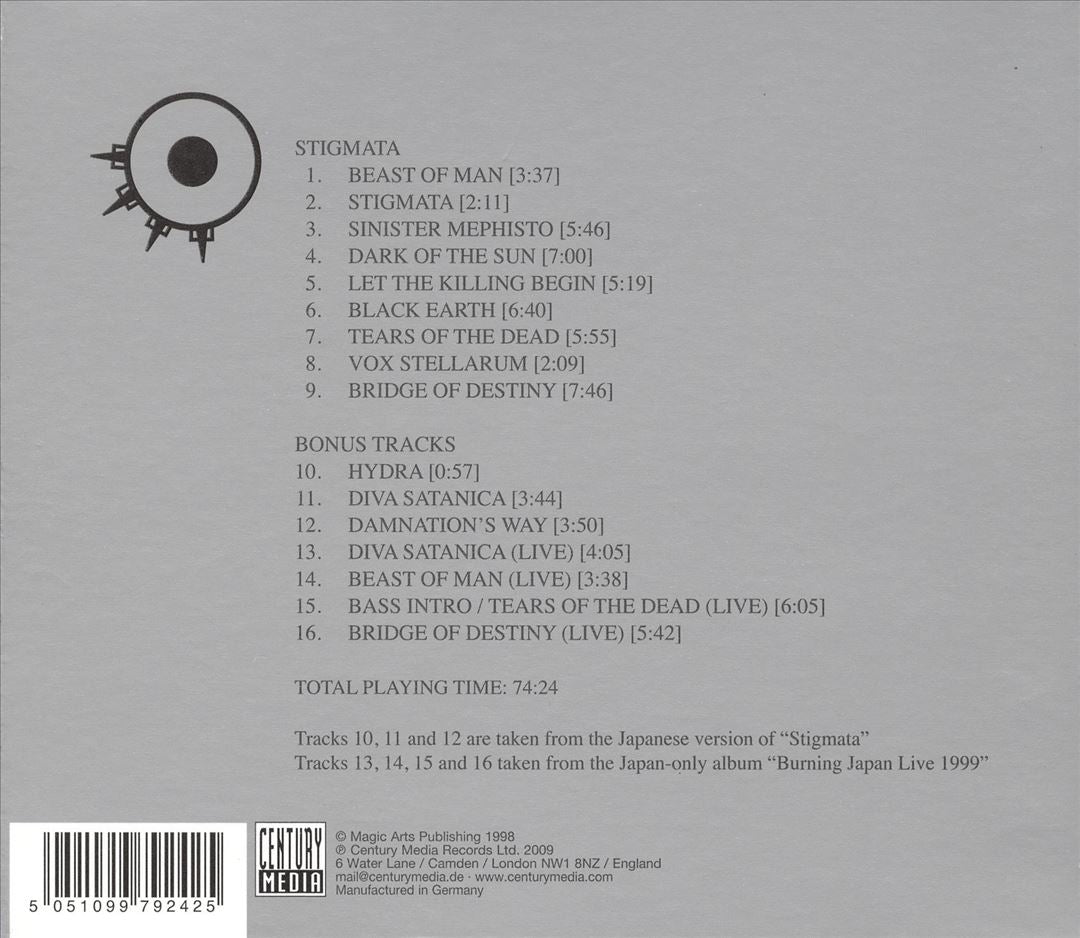Stigmata [Bonus Tracks] cover art