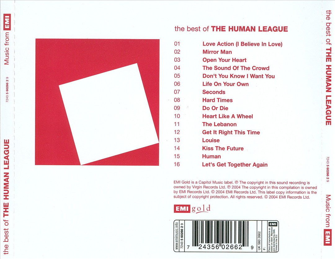 The Best of the Human League [EMI Gold] cover art