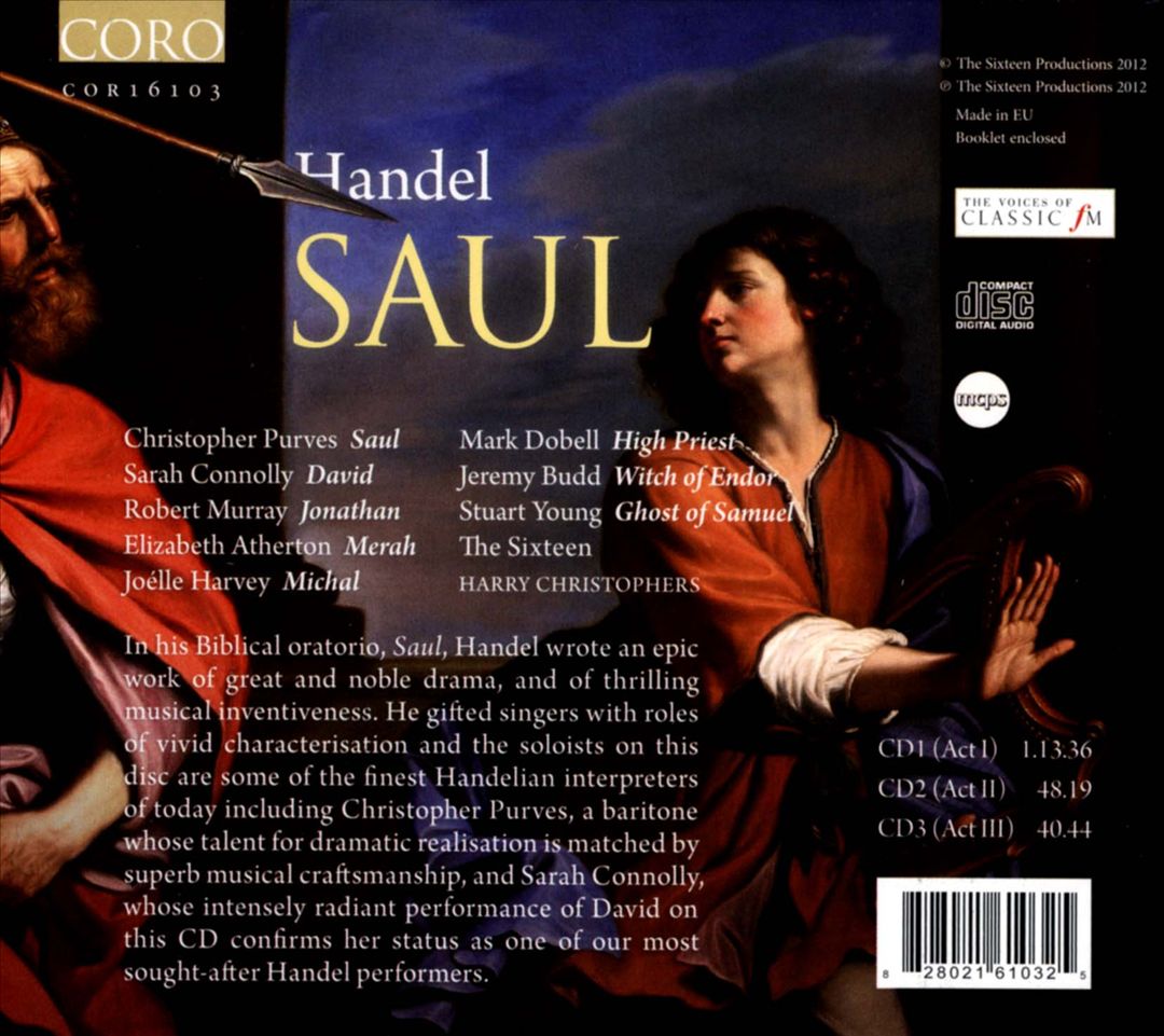 Handel: Saul cover art