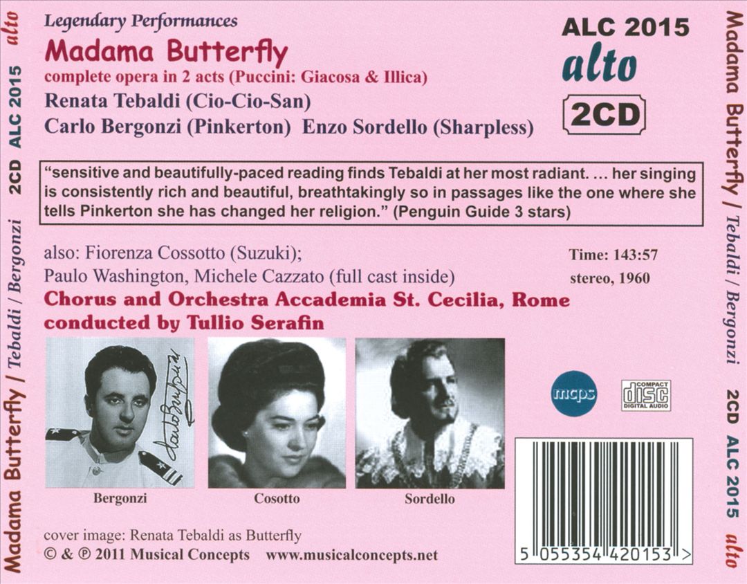 Puccini: Madame Butterfly cover art
