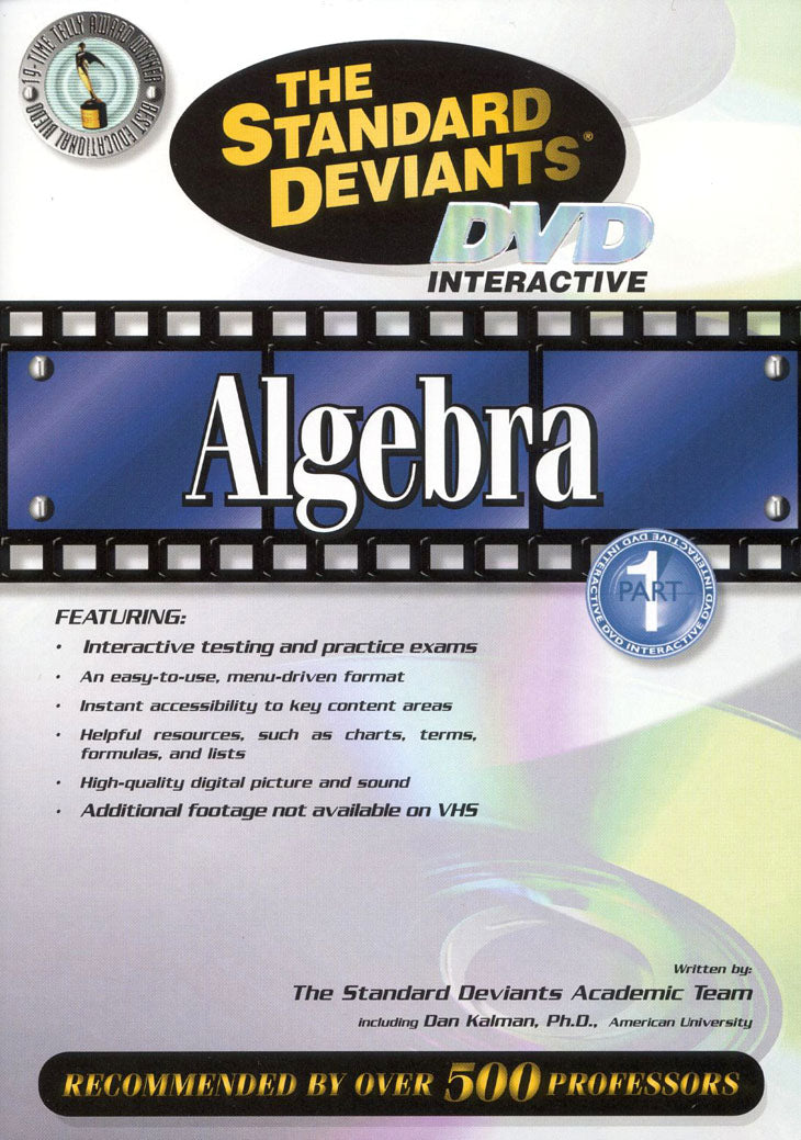 Standard Deviants: Algebra, Part 1 cover art