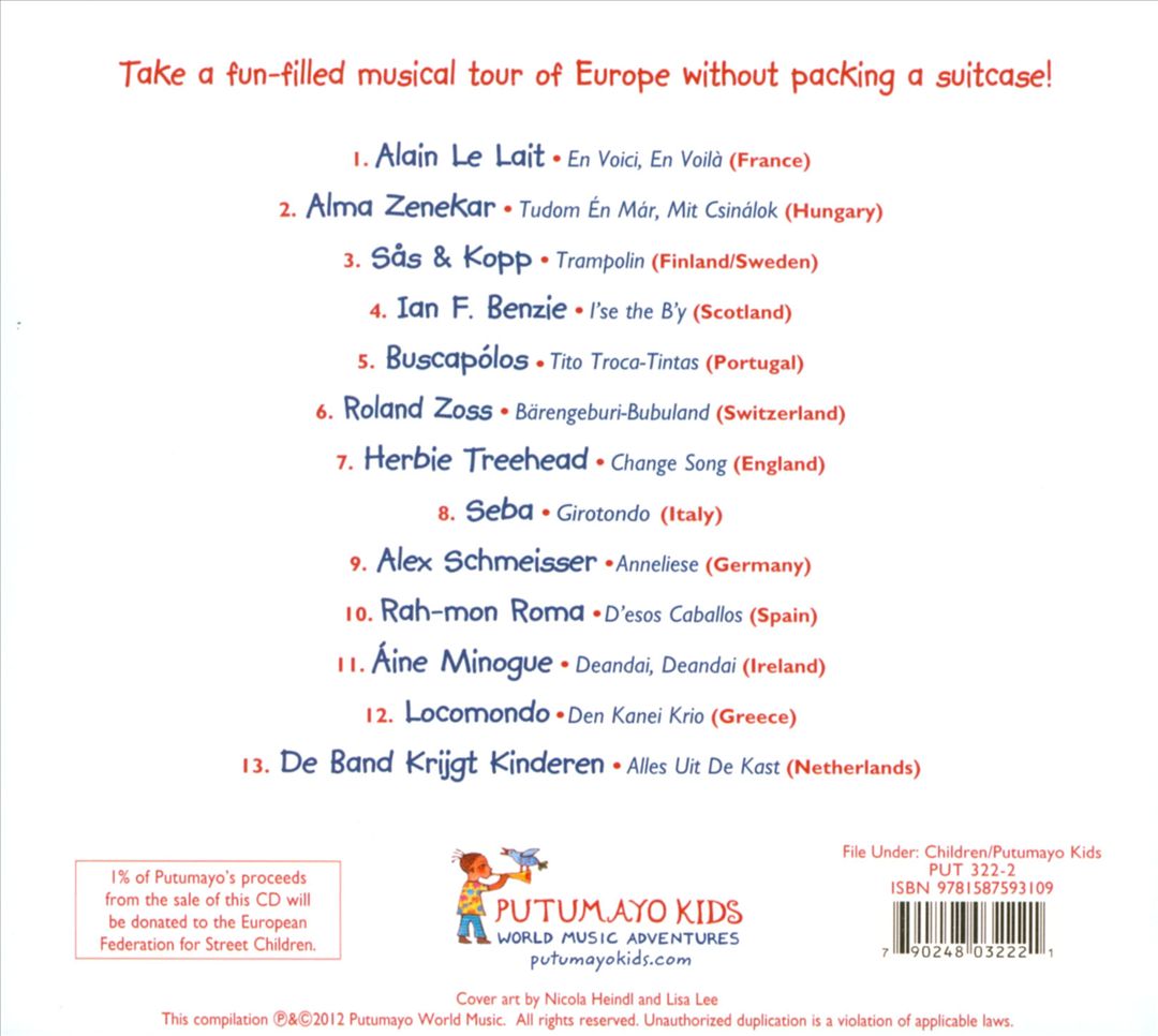 Putumayo Kids Presents European Playground cover art