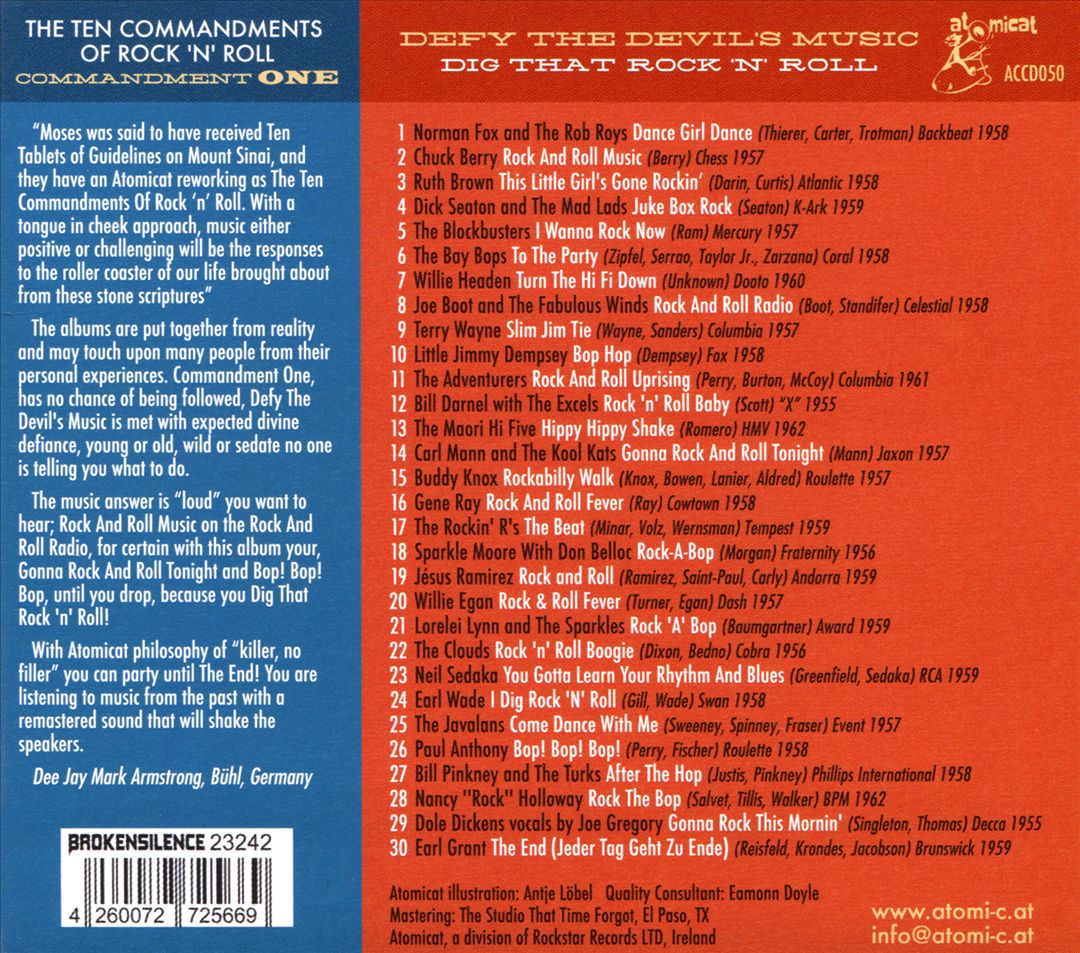 Ten Commandments of Rock 'N' Roll 1 cover art
