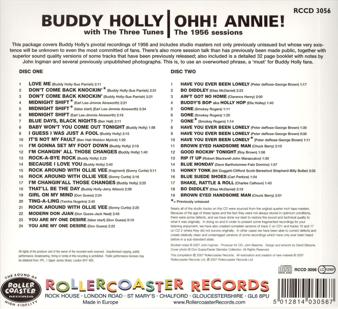 Ohh! Annie! The 1956 Sessions cover art