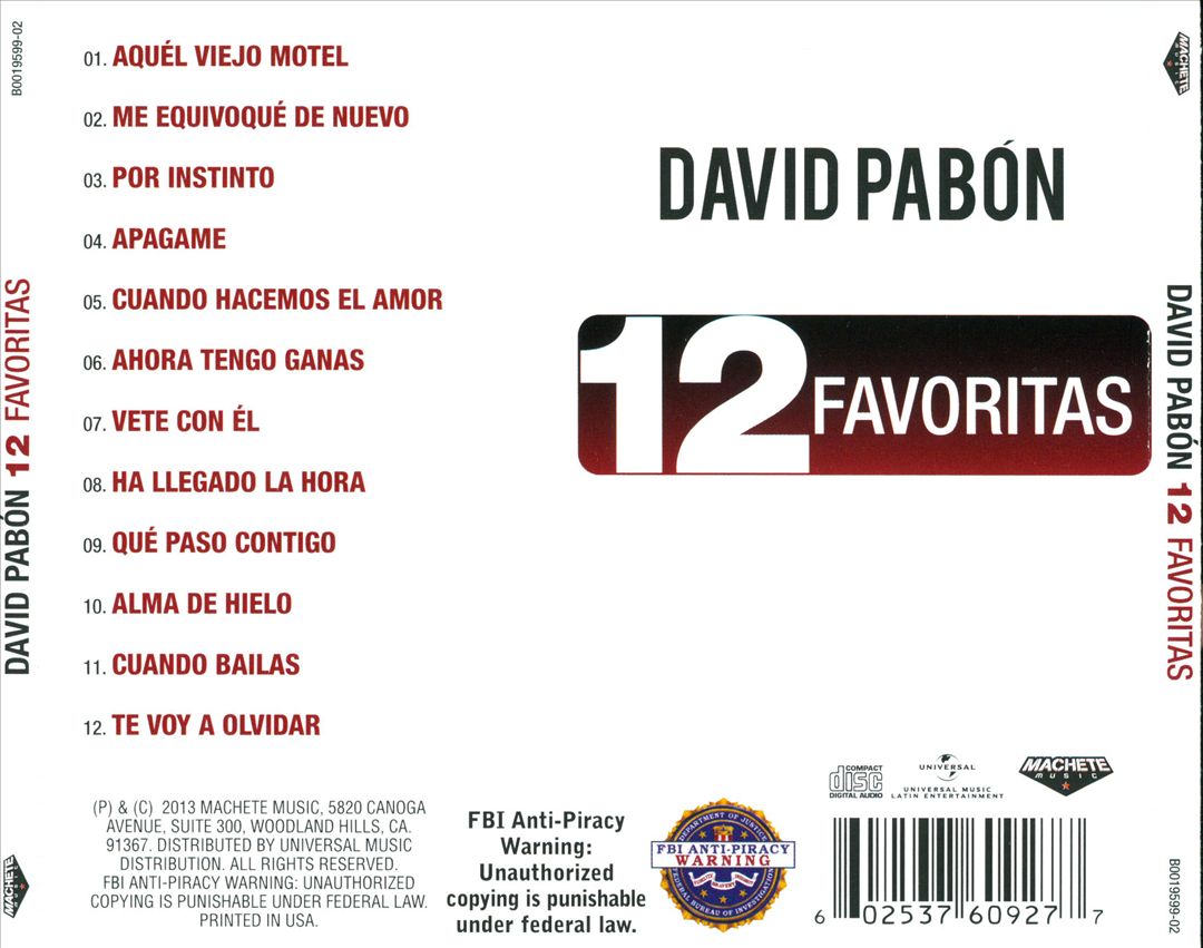 12 Favoritas cover art