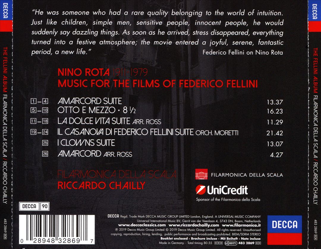 Fellini Album: The Film Music of Nino Rota cover art