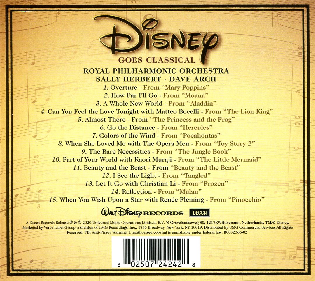 Disney Goes Classical cover art