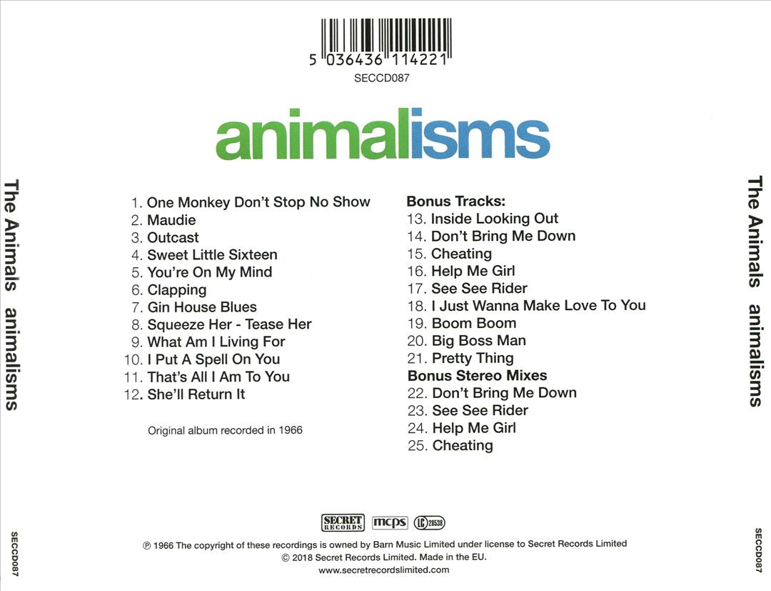 Animalisms cover art