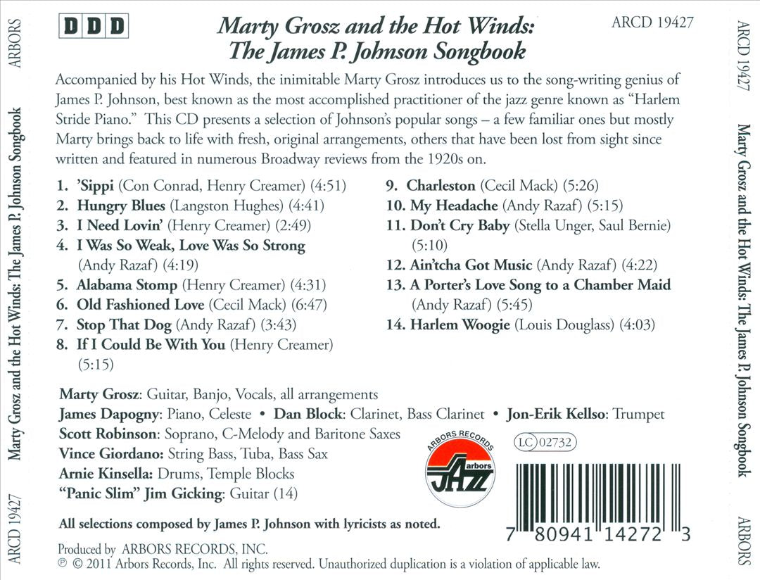 James P. Johnson Songbook cover art