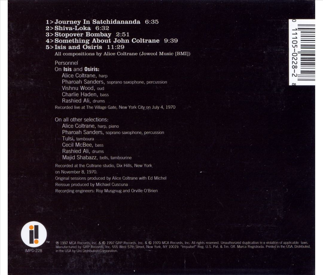 Journey in Satchidananda cover art