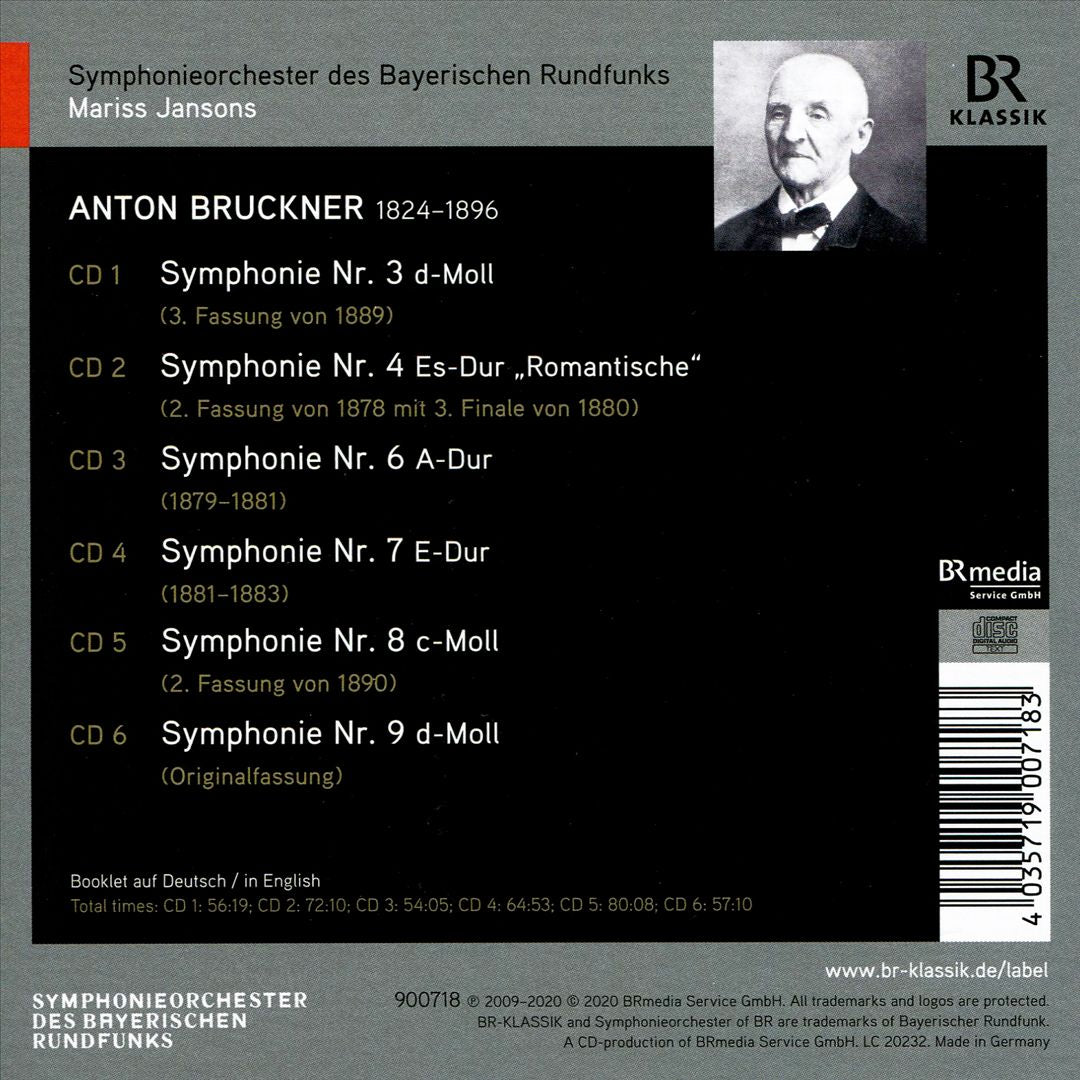 Mariss Jansons dirigiert Anton Bruckner cover art