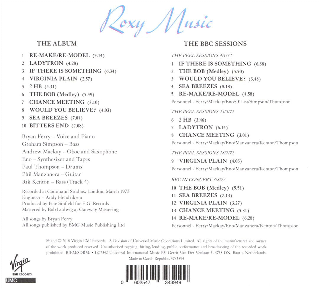 Roxy Music [Deluxe Edition] cover art