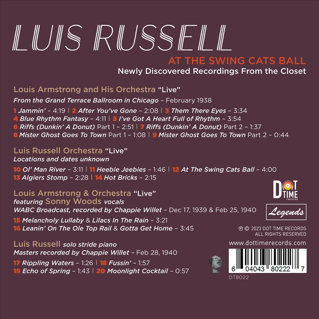 Newly Discovered Recordings from the Closet, Vol. 1, 1938-1940 cover art