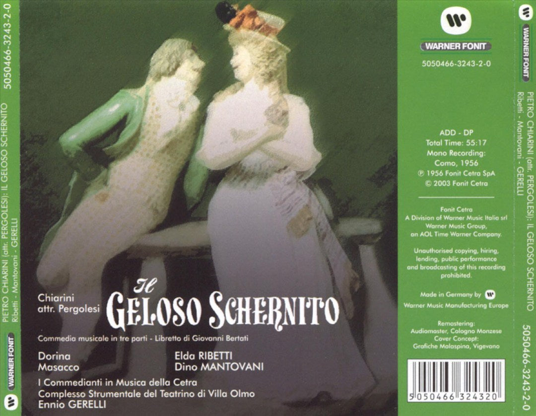 Pietro Chiarini: Il Geloso Schernito cover art