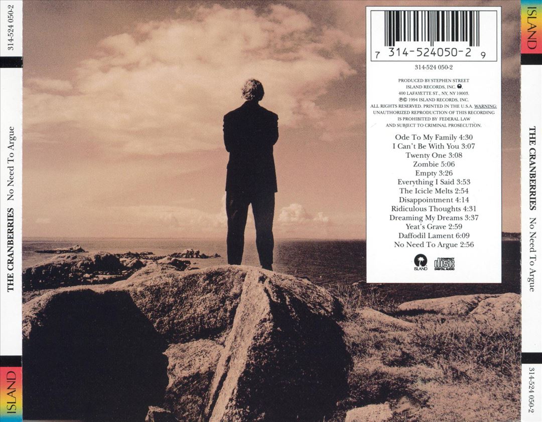 No Need To Argue cover art