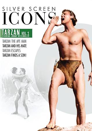 SILVER SCREEN ICONS: JOHNNY WEISSMULLER AS TARZAN, VOLUME 1 cover art
