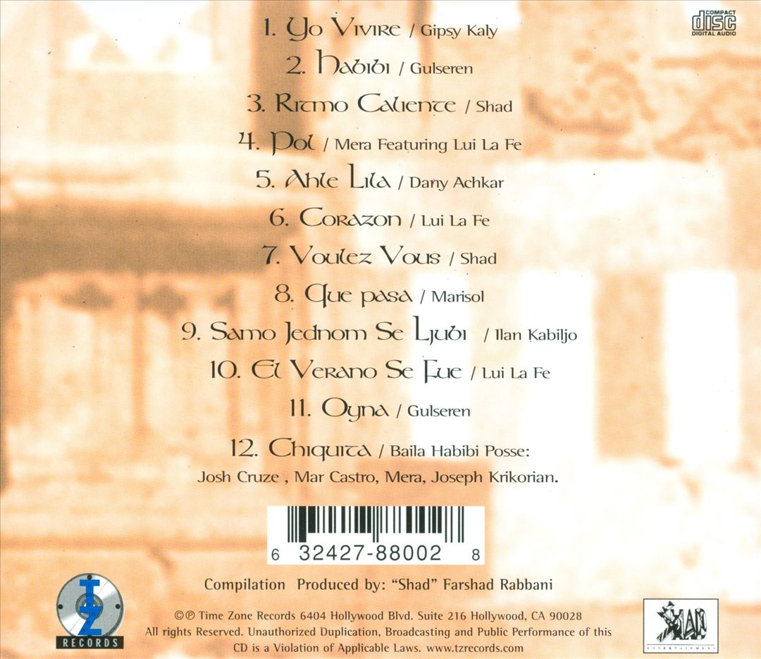 Baila Habibi, Vol. 2 cover art