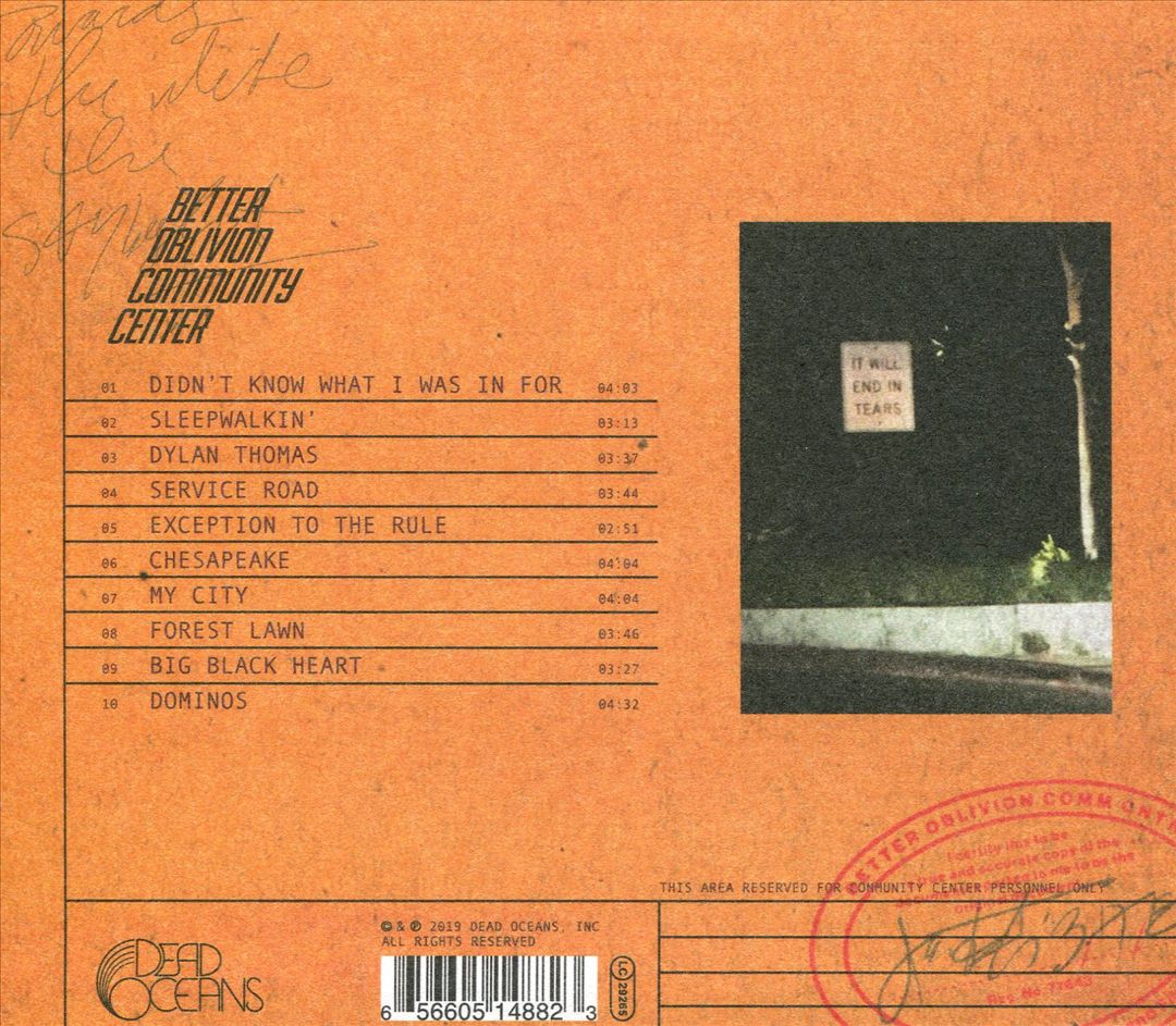 Better Oblivion Community Center cover art