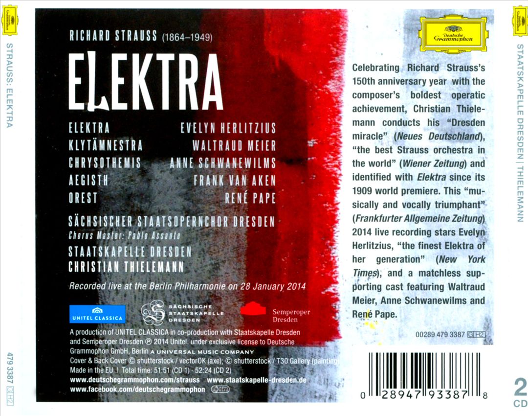 Richard Strauss: Elektra cover art