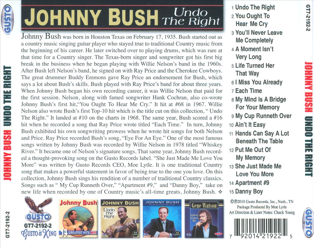 Undo the Right cover art