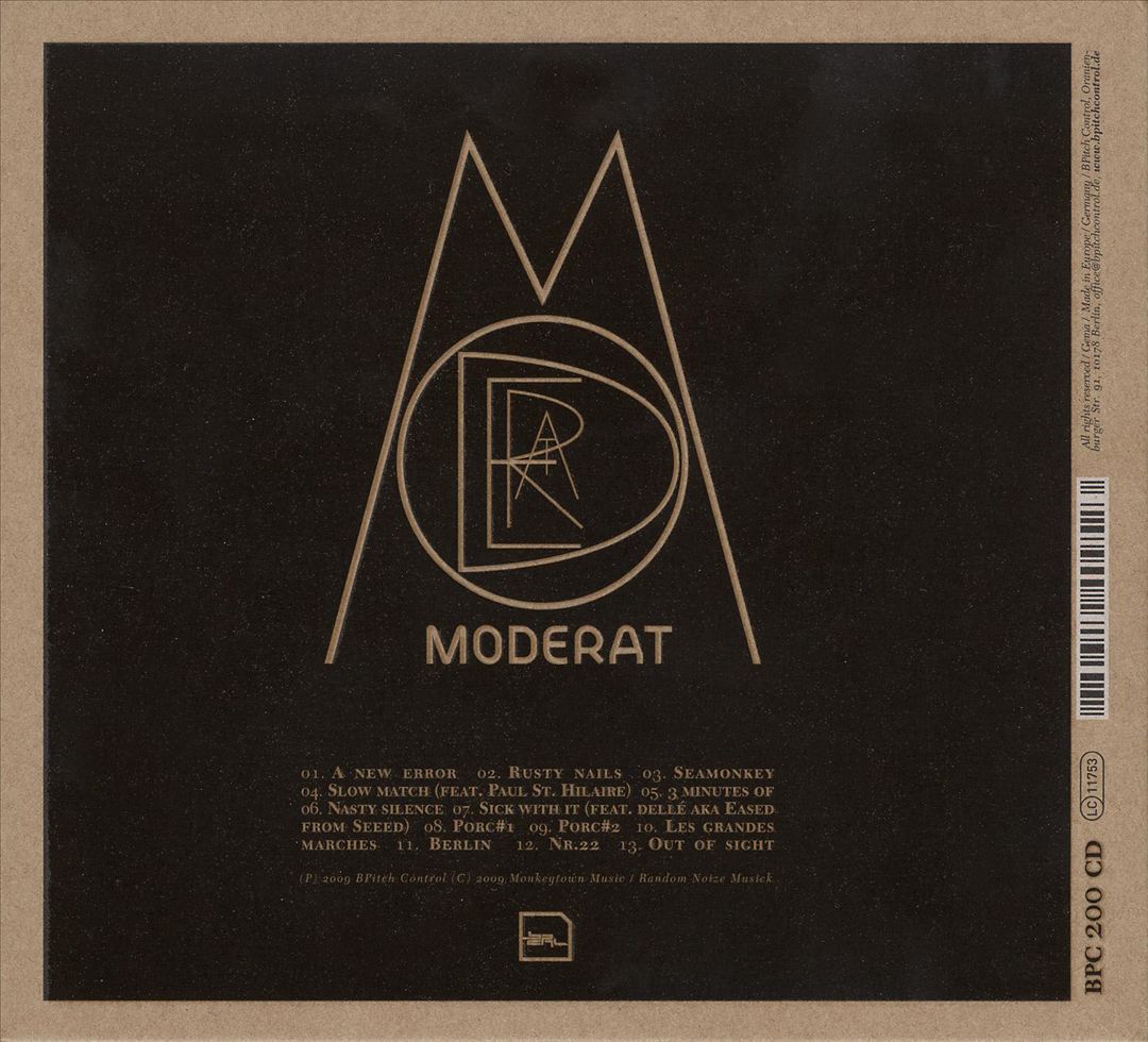 Moderat cover art